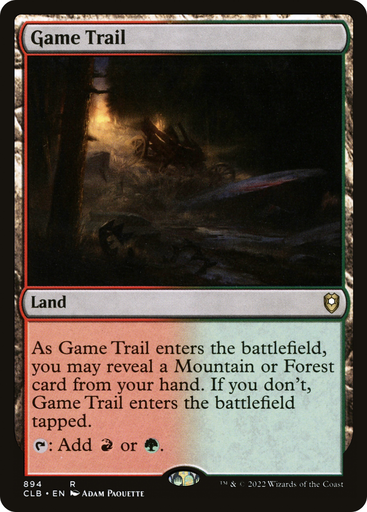 Game Trail (CLB-894) - Commander Legends: Battle for Baldur's Gate