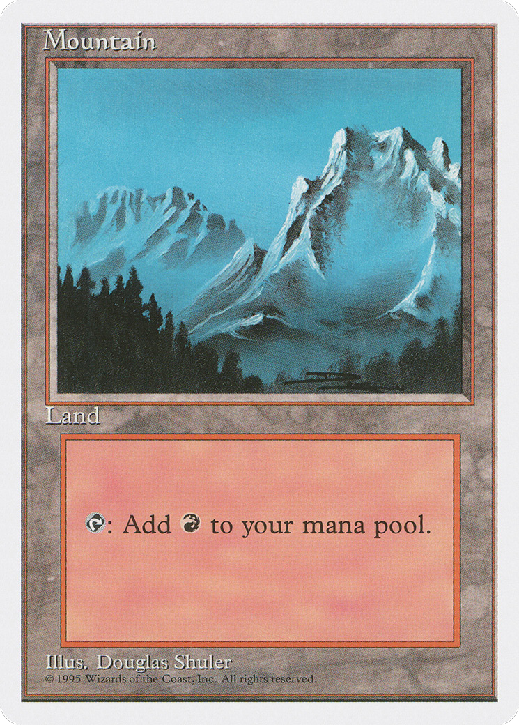 Mountain (4ED-184) - Fourth Edition