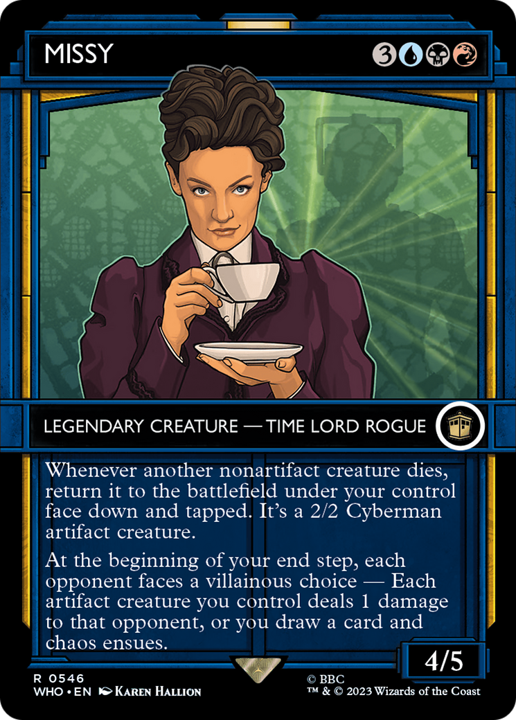 Missy (WHO-546) - Doctor Who: (Showcase) (Borderless) Foil