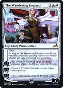The Wandering Emperor (PRE-42S) - Kamigawa: Neon Dynasty Promos Foil
