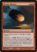 Shivan Meteor (PLC-106) - Planar Chaos Foil
