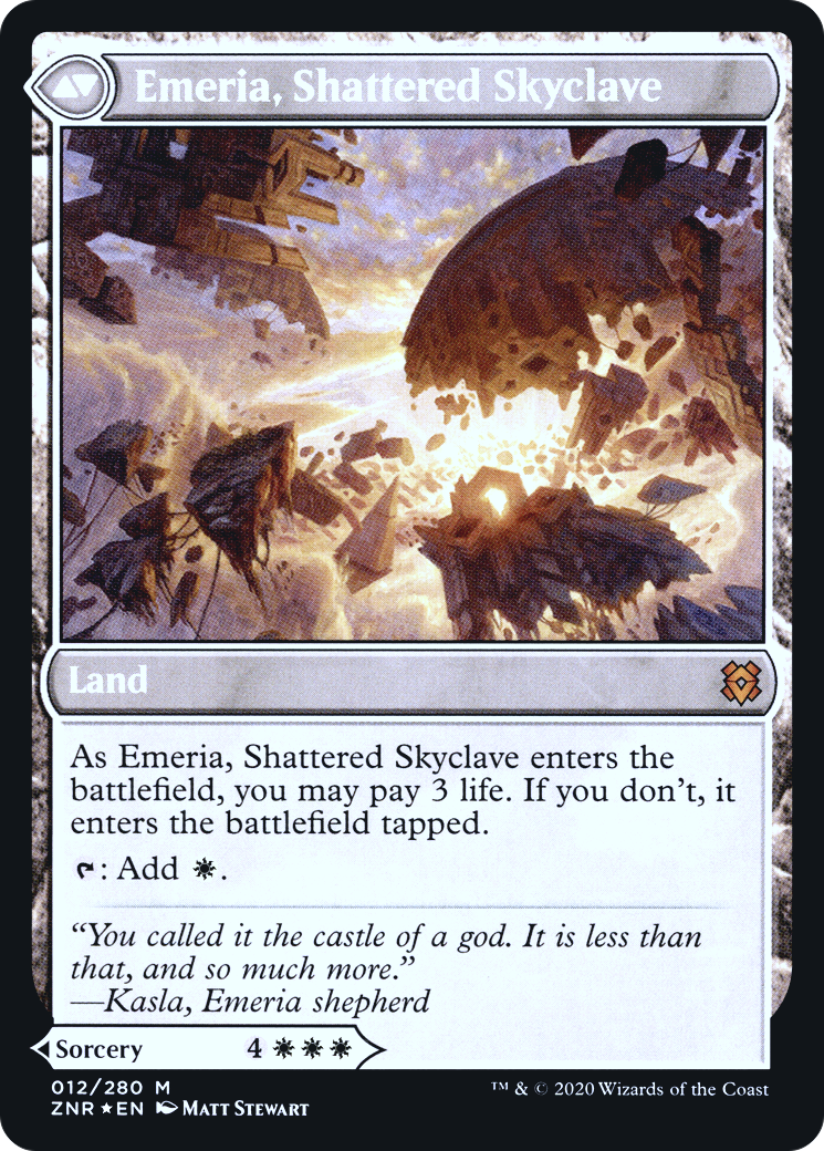 Emeria's Call // Emeria, Shattered Skyclave (PRE-012) - Zendikar Rising Promos Foil