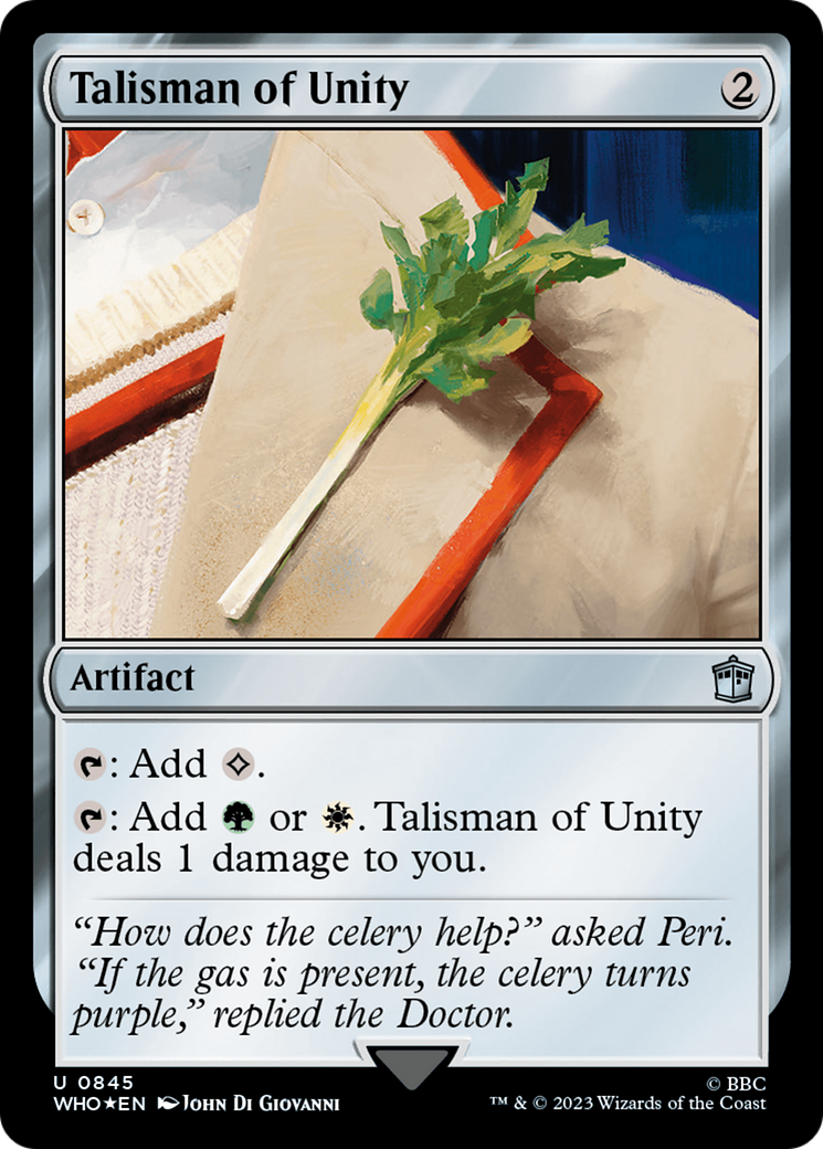 Talisman of Unity (WHO-845) - Doctor Who Foil