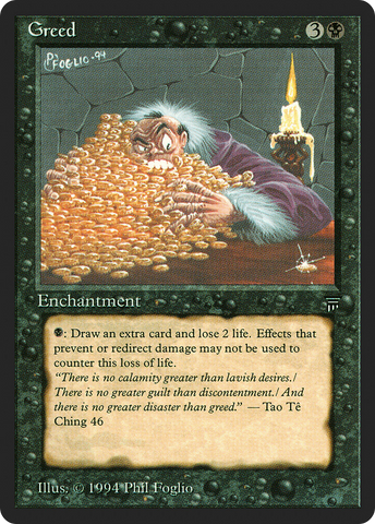 Greed (LEG-) - Legends