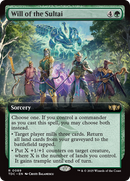 Will of the Sultai (TDC-089) - Commander: Tarkir: Dragonstorm: (Extended Art)