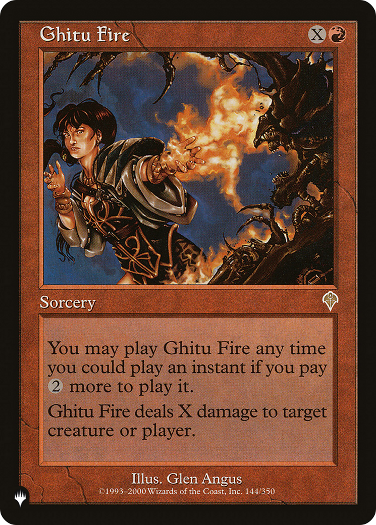Ghitu Fire (LIST-INV-144) - The List