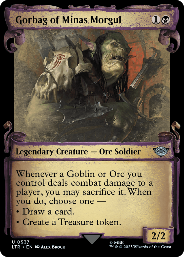 Gorbag of Minas Morgul (LTR-537) - The Lord of the Rings: Tales of Middle-earth: (Showcase) Foil