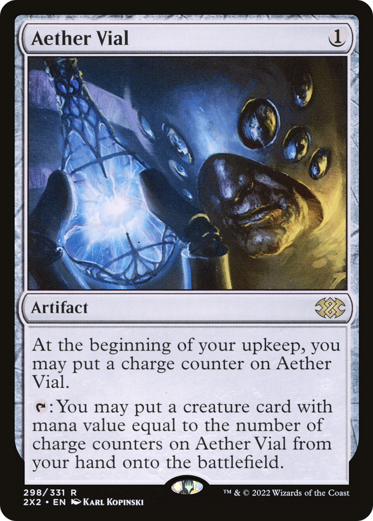 Aether Vial (2X2-298) - Double Masters 2022