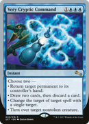 Very Cryptic Command (UST-49D) - Unstable Foil
