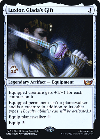 Luxior, Giada's Gift (PRE-240S) - Streets of New Capenna Promos Foil