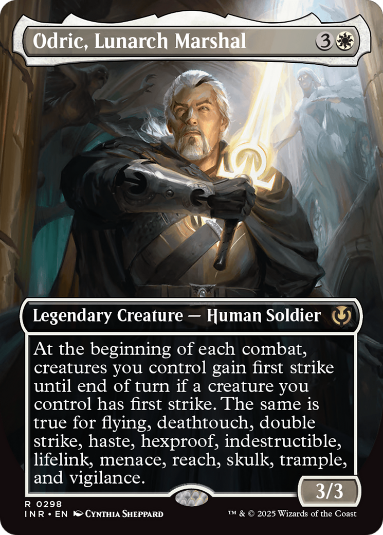 Odric, Lunarch Marshal (Borderless) (INR-298) - Innistrad Remastered (Borderless) Foil