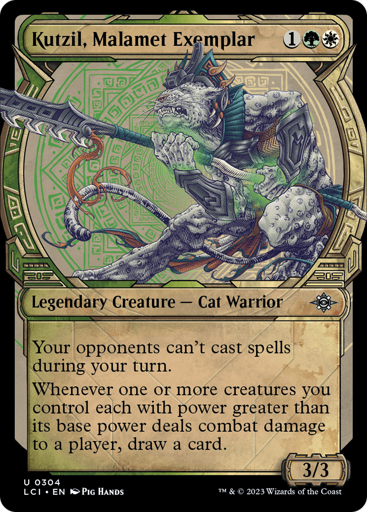 Kutzil, Malamet Exemplar (LCI-304) - The Lost Caverns of Ixalan: (Showcase) Foil