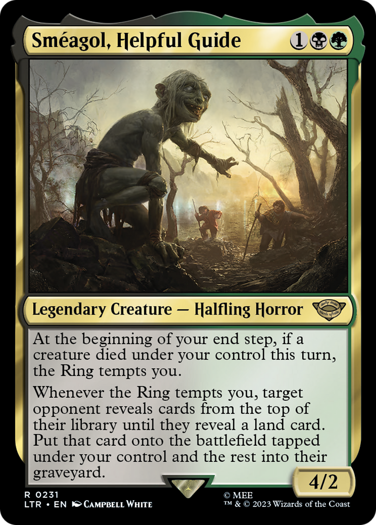 Sméagol, Helpful Guide (LTR-231) - The Lord of the Rings: Tales of Middle-earth Foil