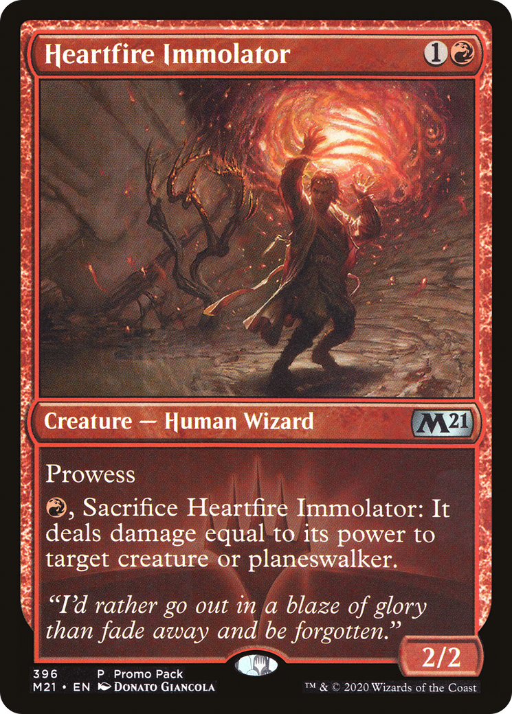 Heartfire Immolator (PPM21-396) - Core Set 2021 Foil