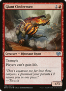 Giant Cindermaw (BRO-136) - The Brothers' War Foil
