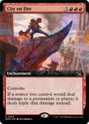 City on Fire (MOM-363) - March of the Machine: (Extended Art) Foil