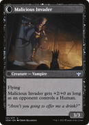 Innocent Traveler // Malicious Invader (VOW-121) - Innistrad: Crimson Vow: (Double Faced Transform) Foil