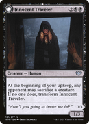 Innocent Traveler // Malicious Invader (VOW-121) - Innistrad: Crimson Vow: (Double Faced Transform) Foil