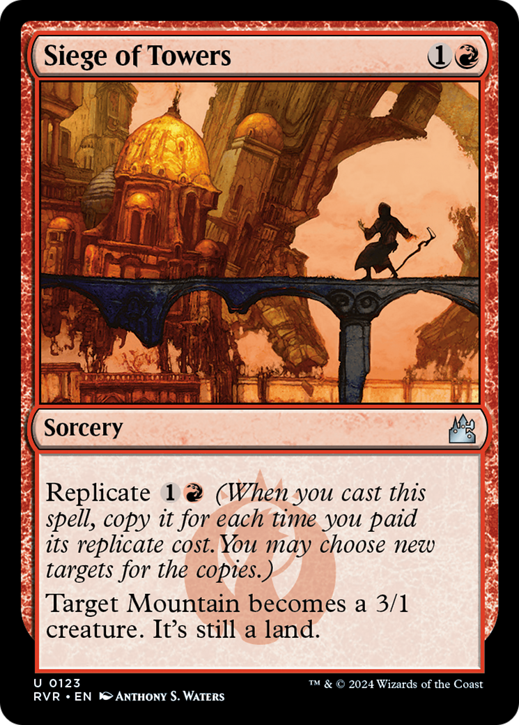 Siege of Towers (RVR-123) - Ravnica Remastered Foil