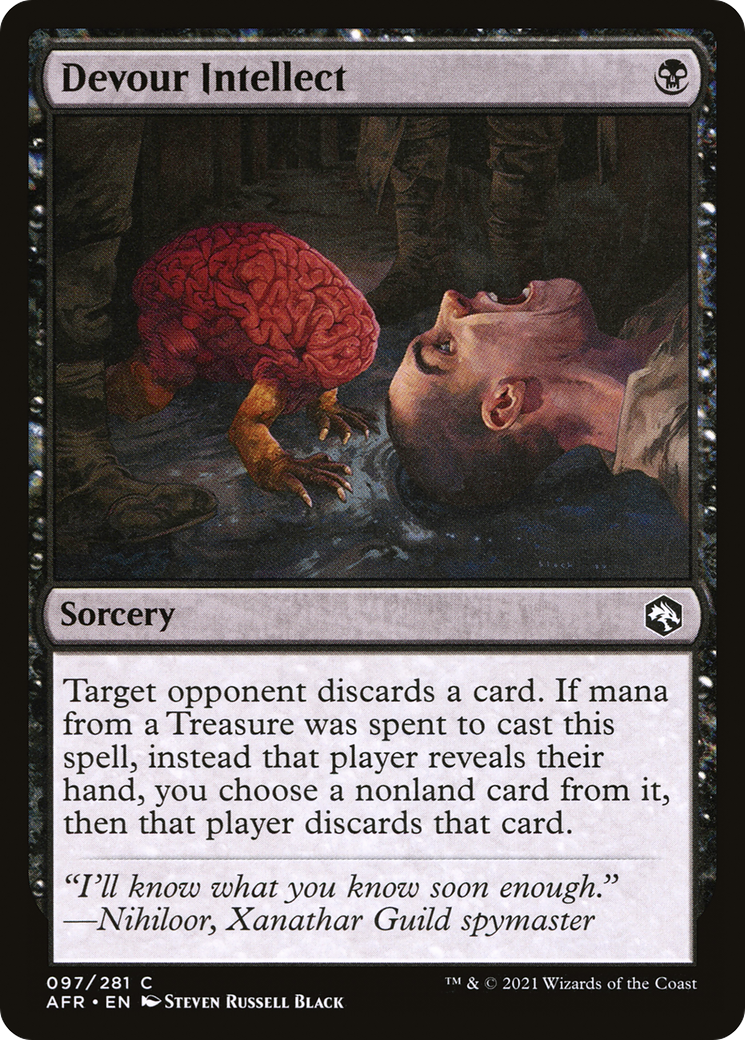 Devour Intellect (AFR-097) - Adventures in the Forgotten Realms Foil