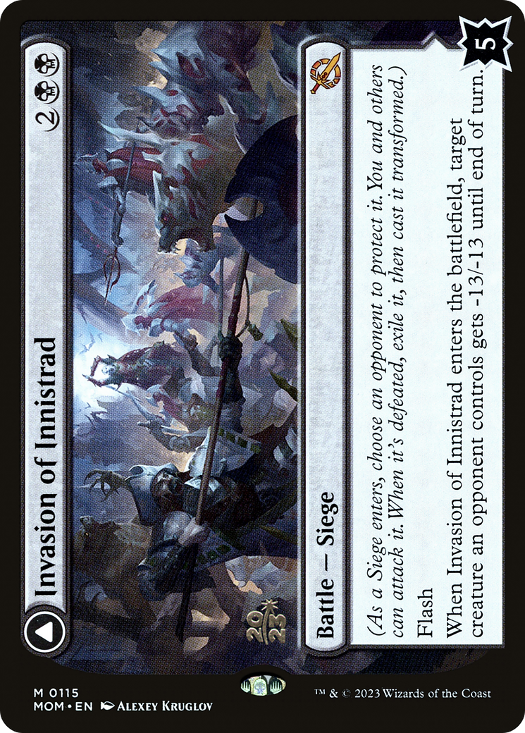 Invasion of Innistrad // Deluge of the Dead (PRE-115S) - March of the Machine Promos Foil