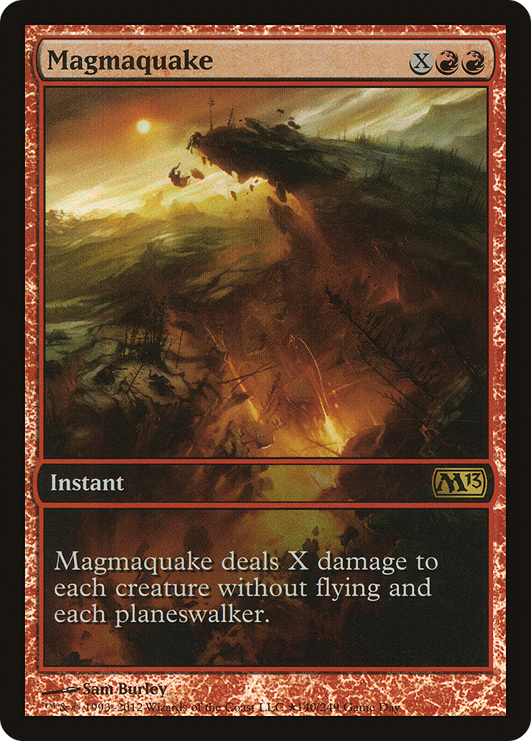 Magmaquake (GAME-140★) - Magic 2013 Promos Foil