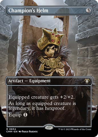 Champion's Helm (CMM-654) - Commander Masters (Borderless)