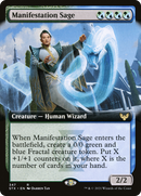Manifestation Sage (STX-347) - Strixhaven: School of Mages: (Extended Art) Foil
