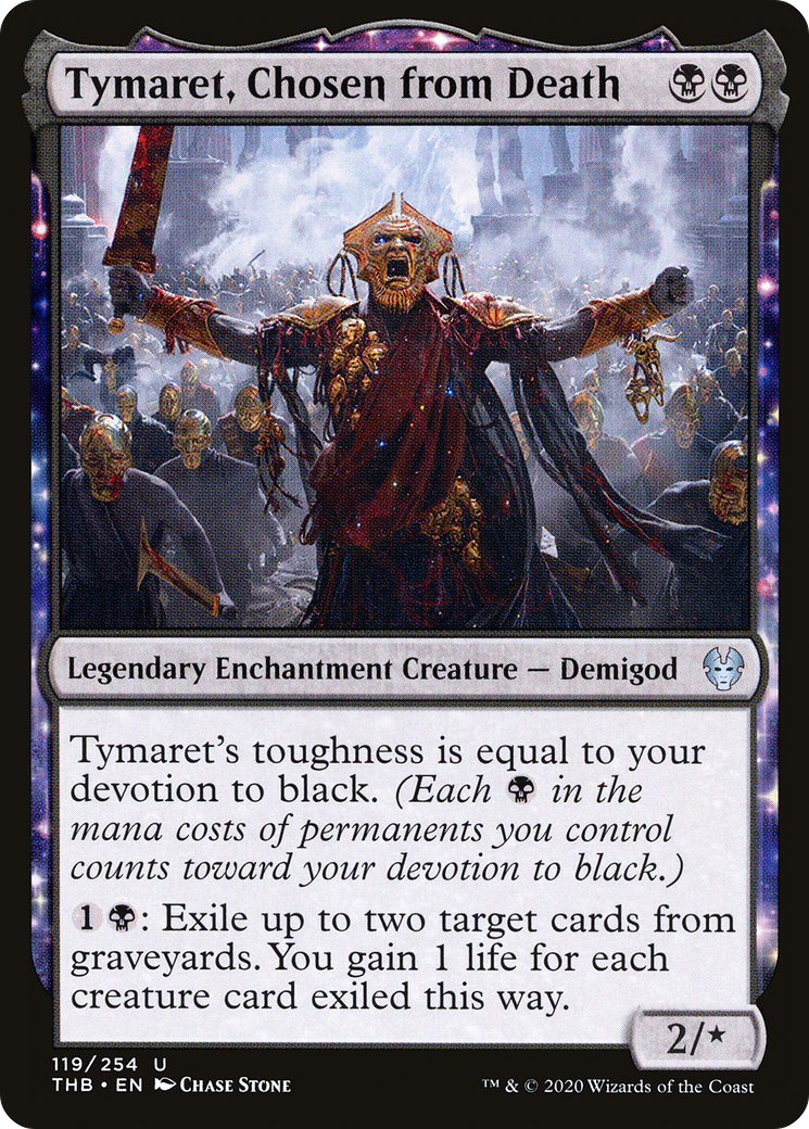 Tymaret, Chosen from Death (THB-119) - Theros Beyond Death: (enchantment) Foil