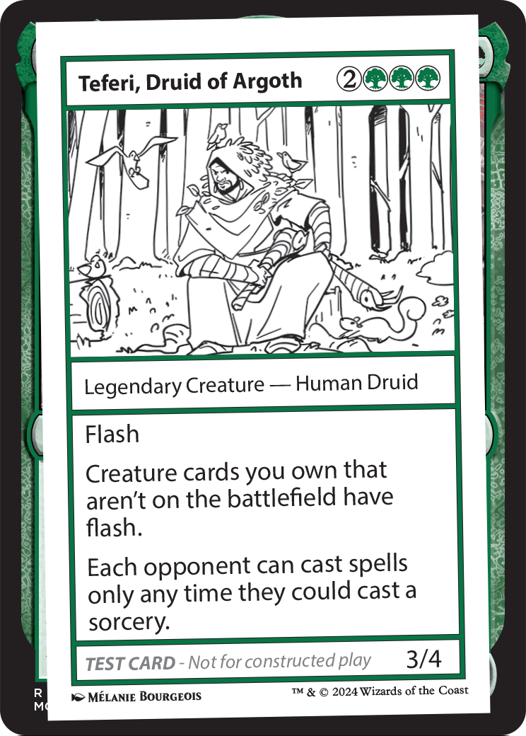 Teferi, Druid of Argoth (MB2PC-) - Mystery Booster 2