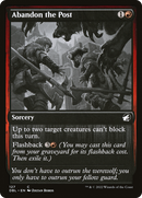 Abandon the Post (DBL-127) - Innistrad: Double Feature Foil