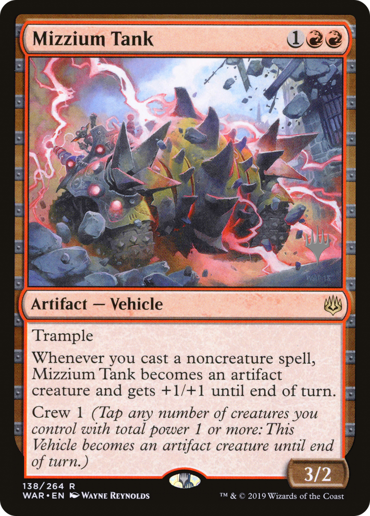 Mizzium Tank (PPELD-138) - War of the Spark Promos Foil