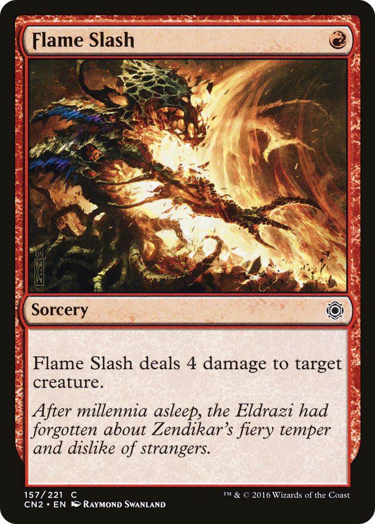 Flame Slash (CN2-157) - Conspiracy: Take the Crown