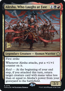 Alesha, Who Laughs at Fate (PRE-115) - Foundations Promos Foil