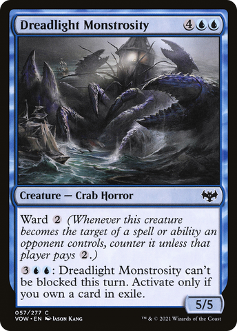 Dreadlight Monstrosity (VOW-057) - Innistrad: Crimson Vow Foil