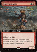 Agate Instigator (BLC-056) - Bloomburrow Commander: (Extended Art)