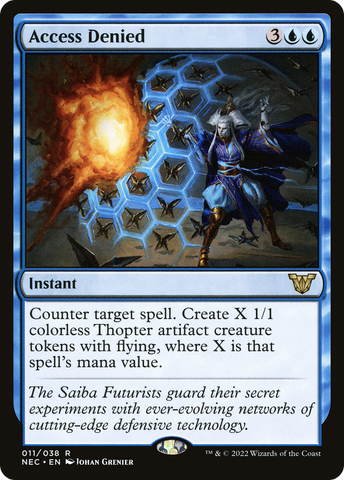 Access Denied (NEC-011) - Neon Dynasty Commander