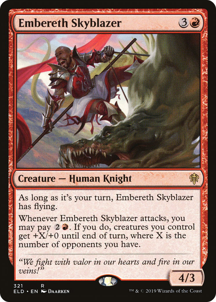 Embereth Skyblazer (ELD-321) - Throne of Eldraine