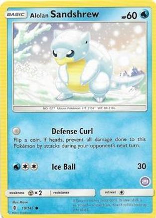 Alolan Sandshrew (19/145) (Deck Exclusive