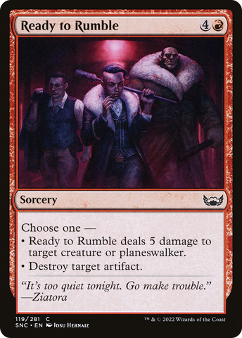 Ready to Rumble (SNC-119) - Streets of New Capenna Foil