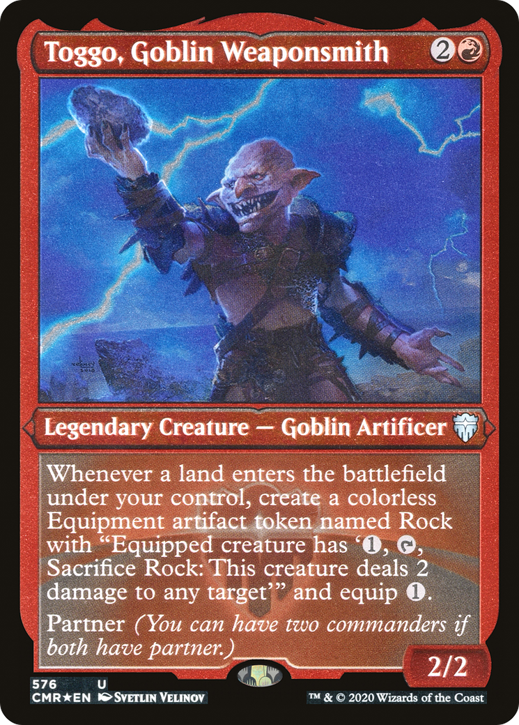 Toggo, Goblin Weaponsmith (CMR-576) - Commander Legends Foil