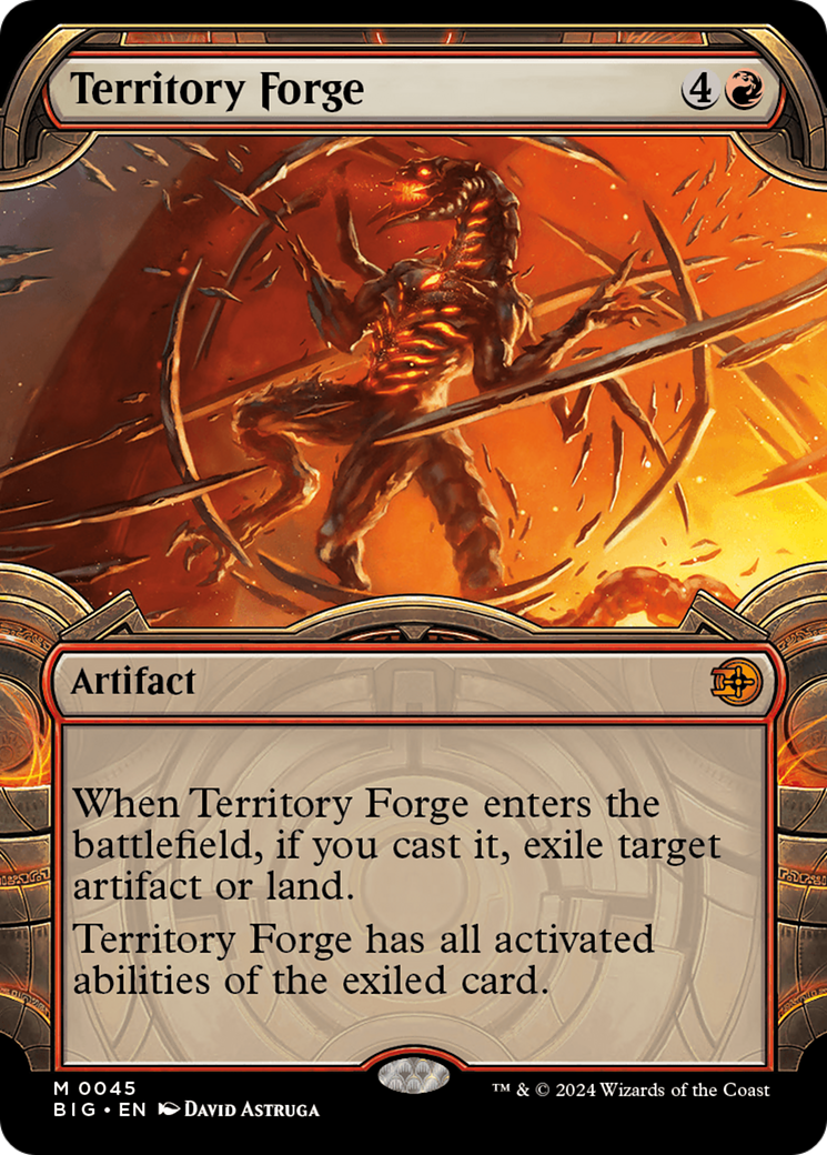 Territory Forge (BIG-045) - The Big Score: (Showcase) Foil