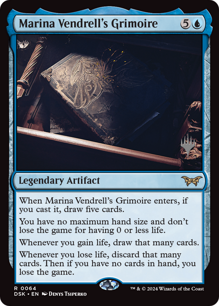 Marina Vendrell's Grimoire (PPDSK-064) - Duskmourn: House of Horror Promos