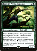 Rishkar, Peema Renegade (PRE-122) - Aether Revolt Promos Foil