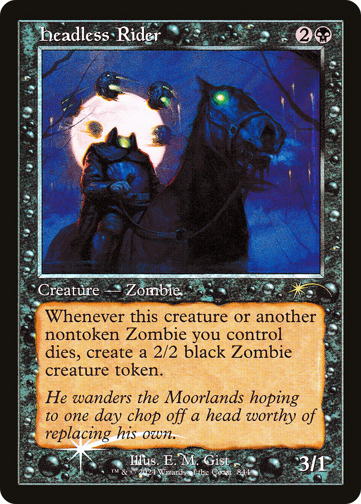 Headless Rider (SLD-844) - Secret Lair Drop Foil