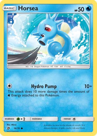 Horsea (16/70) [Sun & Moon: Dragon Majesty]