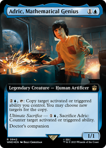 Adric, Mathematical Genius (WHO-942) - Doctor Who: (Extended Art) Foil