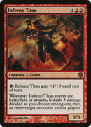 Inferno Titan (MEDIA-003) - Duels of the Planeswalkers 2012 Promos Foil
