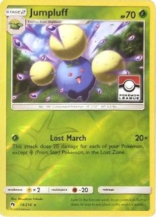 Jumpluff (14/214) (League Promo) [Sun & Moon: Lost Thunder]