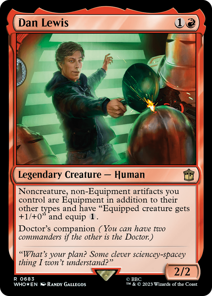 Dan Lewis (WHO-683) - Doctor Who Foil